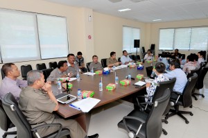Suasana pembahasan tindak lanjut rekomendasi atas Laporan Hasil Pemeriksaan Pemerintah Kabupaten Maluku Barat Daya TA.211